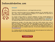 Tablet Screenshot of indiancddvdonline.com